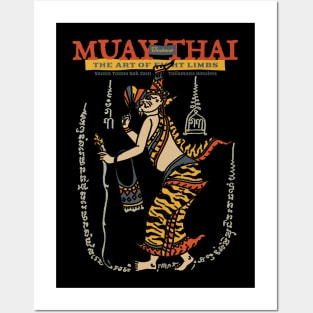 Muay Thai Sak Yant Hermit Tattoo Posters and Art